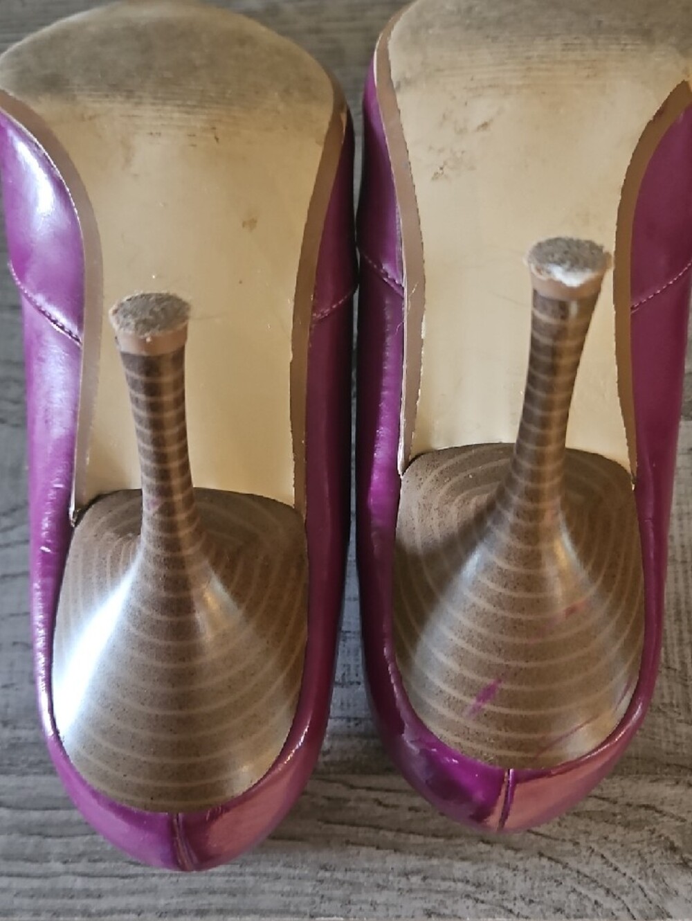 Call It Spring Magenta Pointed Toe Pumps - Picture 4 of 6